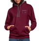 UNISEX HOODIE  - HEIDELBERG SINCE DARK - Weinrot/Anthrazit