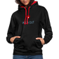 UNISEX HOODIE - ALLA GUT DARK - Schwarz/Rot