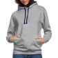 UNISEX HOODIE - ALLA MOL SEKT DARK - Grau meliert/Navy