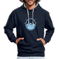 UNISEX HOODIE - HEIDELSTORE DARK - Navy/Grau meliert