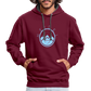 UNISEX HOODIE - HEIDELSTORE DARK - Weinrot/Anthrazit