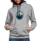 UNISEX HOODIE - HEIDELSTORE TRANSPARENT - Grau meliert/Navy
