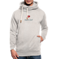 UNISEX HOODIE SCHALKRAGEN - ALLA GUT TRANSPARENT - Beige meliert
