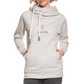 UNISEX HOODIE SCHALKRAGEN - ALLA MOL SEKT TRANSPARENT - Beige meliert