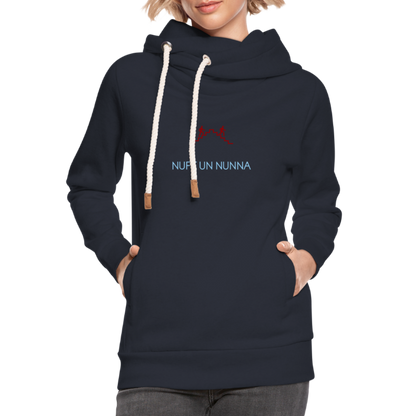 UNISEX HOODIE SCHALKRAGEN - NUFF UN NUNNA DARK - Navy