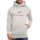UNISEX HOODIE SCHALKRAGEN - NUFF UN NUNNA TRANSPARENT - Beige meliert