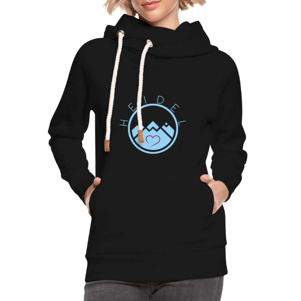 UNISEX SCHALKRAGEN HOODIE - HEIDELSTORE DARK - Schwarz