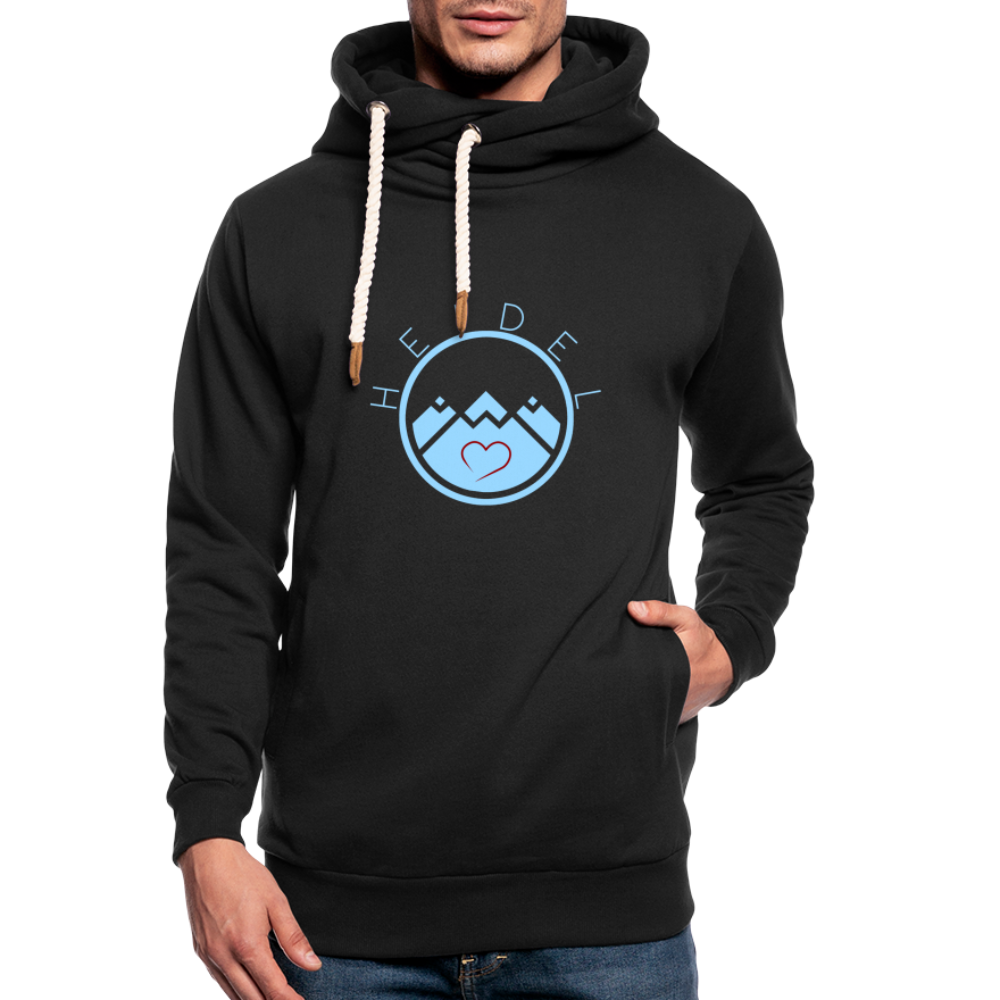 UNISEX SCHALKRAGEN HOODIE - HEIDELSTORE DARK - Schwarz