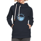 UNISEX SCHALKRAGEN HOODIE - HEIDELSTORE DARK - Navy