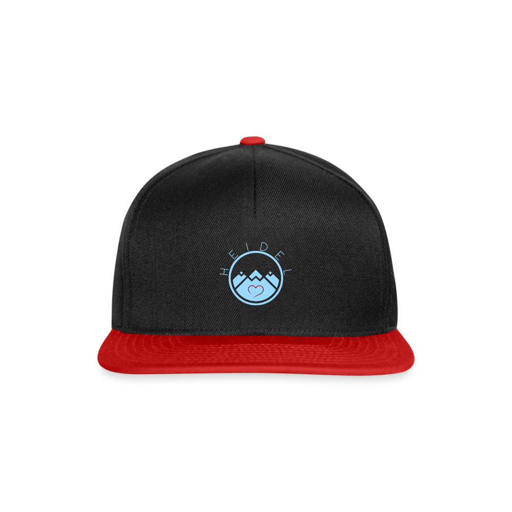 UNISEX SNAPBACK CAP - HEIDELSTORE DARK - Schwarz/Rot