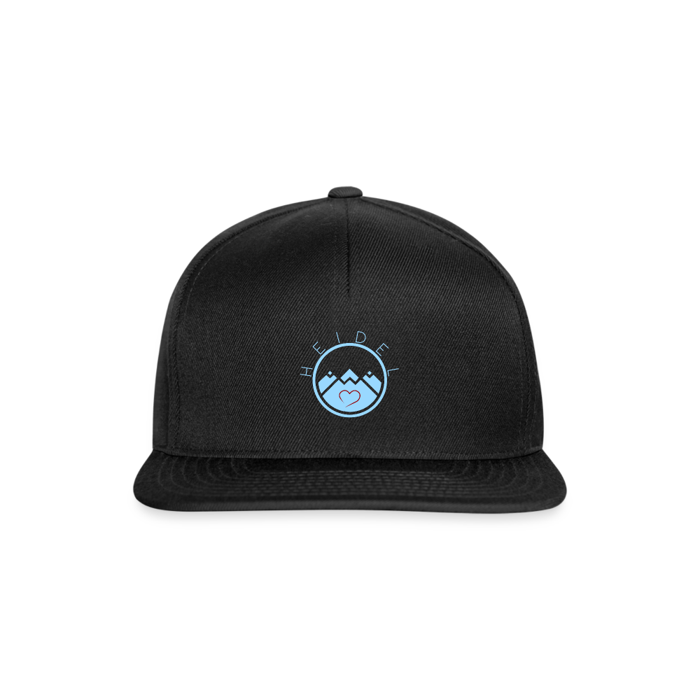 UNISEX SNAPBACK CAP - HEIDELSTORE DARK - Schwarz/Schwarz