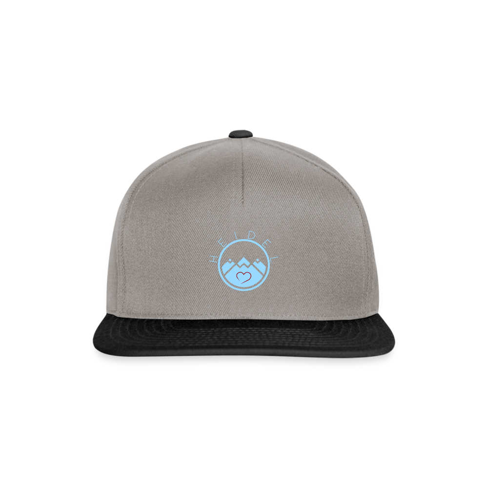 UNISEX SNAPBACK CAP - HEIDELSTORE DARK - Graphit/Schwarz