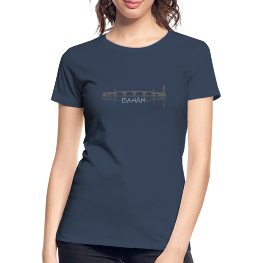 DAMEN ORGANIC SHIRT - ALTE BRÜCKE DAHÄM DARK - Navy