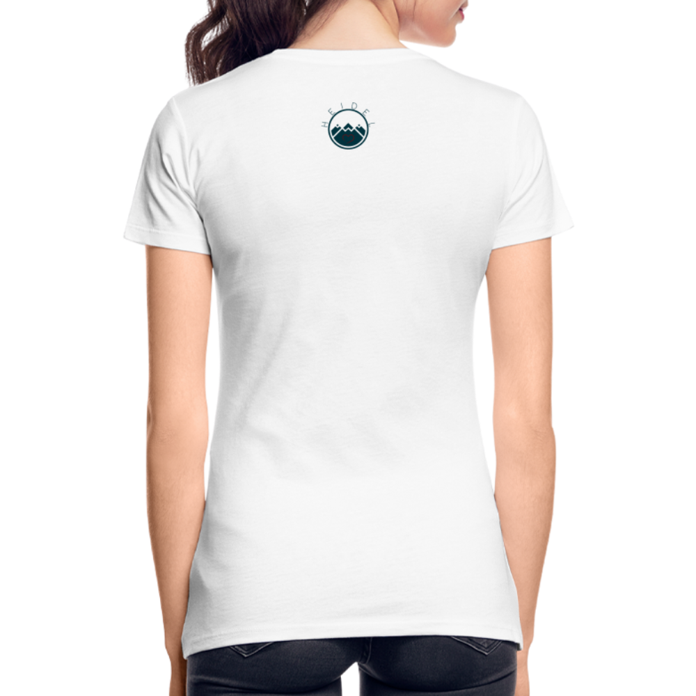DAMEN ORGANIC SHIRT - ALTE BRÜCKE DAHÄM TRANSPARENT - Weiß