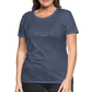 DAMEN SHIRT - ALTE BRÜCKE DAHÄM DARK - Blau meliert