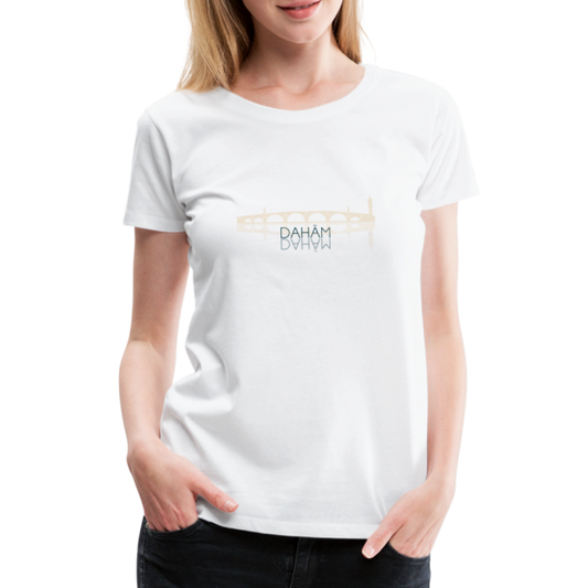 DAMEN SHIRT - ALTE BRÜCKE DAHÄM TRANSPARENT - Weiß