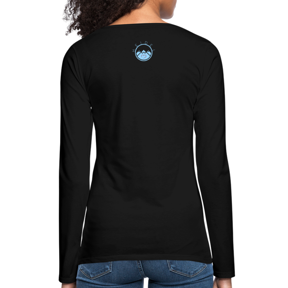DAMEN LANGARM-SHIRT - ALTE BRÜCKE HEIDELBERG DARK - Schwarz