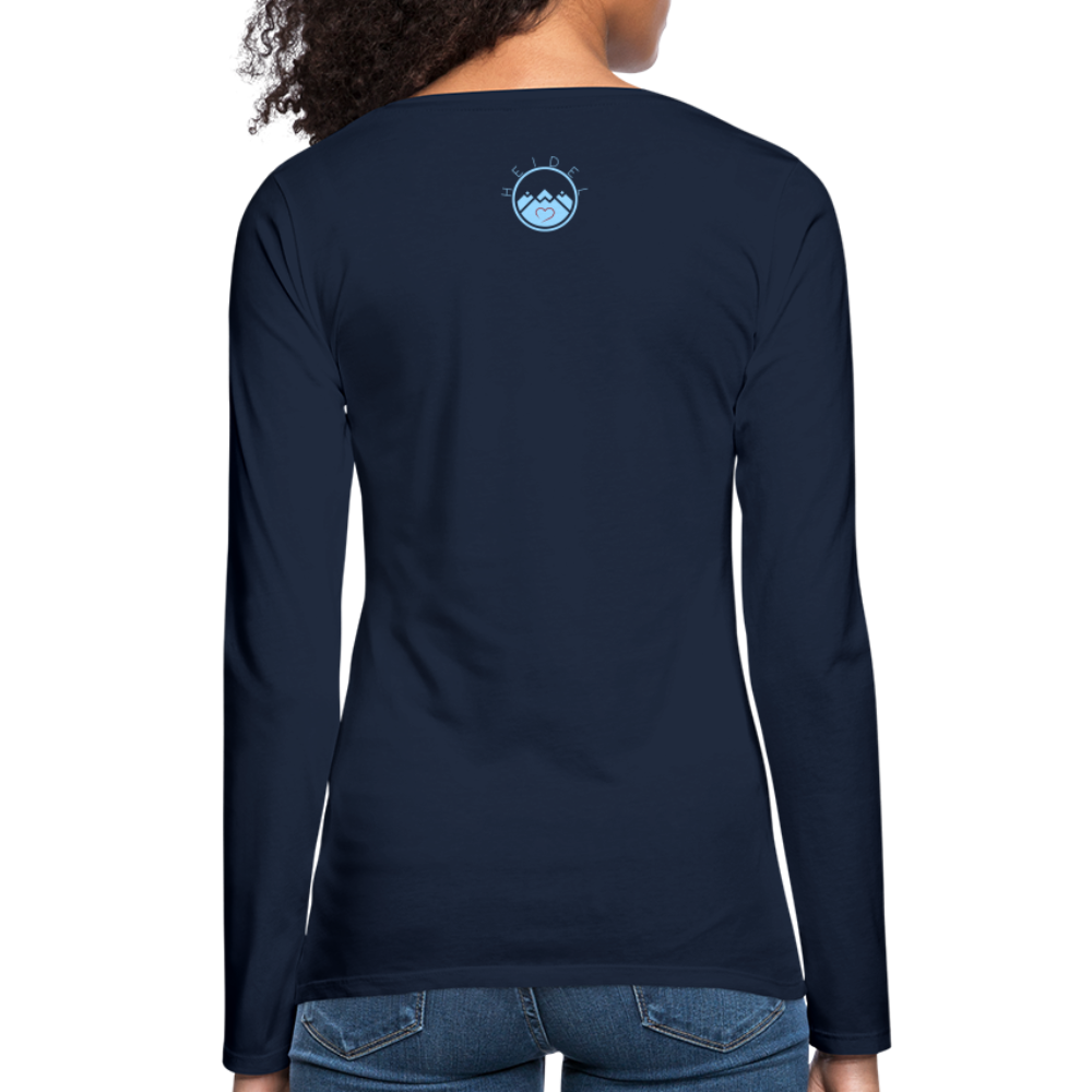 DAMEN LANGARM-SHIRT - ALTE BRÜCKE HEIDELBERG DARK - Navy