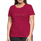 DAMEN SHIRT - ALTE BRÜCKE HEIDELBERG TRANSPARENT - dunkles Pink