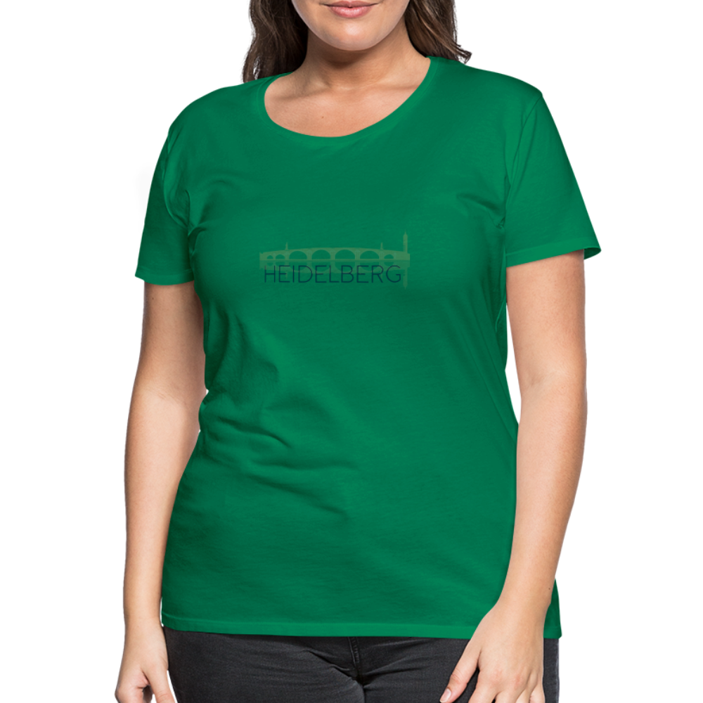DAMEN SHIRT - ALTE BRÜCKE HEIDELBERG TRANSPARENT - Kelly Green