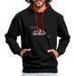 UNISEX HOODIE - HEIDEL(BERG)ER DARK - Schwarz/Rot