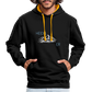 UNISEX HOODIE - HEIDEL(BERG)ER DARK - Schwarz/Gold