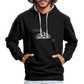UNISEX HOODIE - HEIDEL(BERG)ER MIT HERZ DARK - Schwarz/Grau meliert
