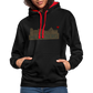UNISEX HOODIE - HEIDELBERGER SCHLOSS DARK - Schwarz/Rot