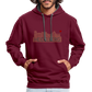 UNISEX HOODIE - HEIDELBERGER SCHLOSS DARK - Weinrot/Anthrazit