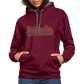UNISEX HOODIE - HEIDELBERGER SCHLOSS DARK - Weinrot/Anthrazit