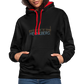 UNISEX HOODIE  - ALTE BRÜCKE HEIDELBERG DARK - Schwarz/Rot