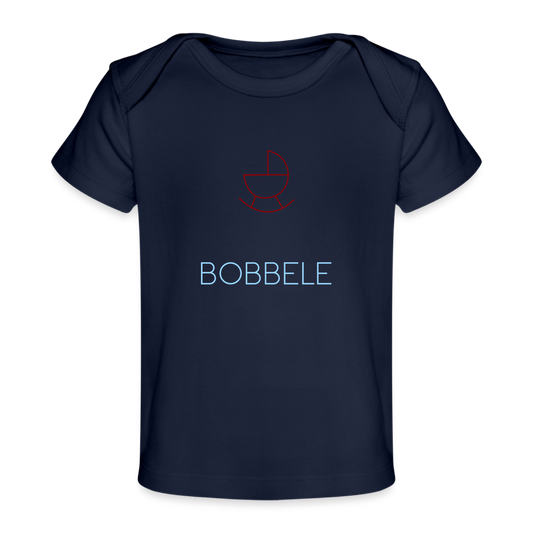 BABY ORGANIC SHIRT - BOBBELE DARK - Dunkelnavy