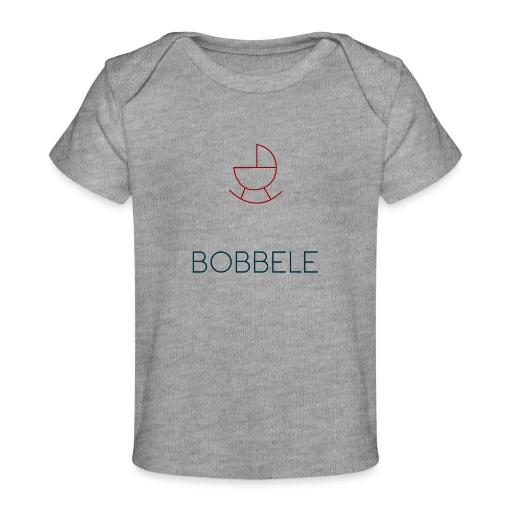 BABY ORGANIC SHIRT - BOBBELE TRANSPARENT - Grau meliert