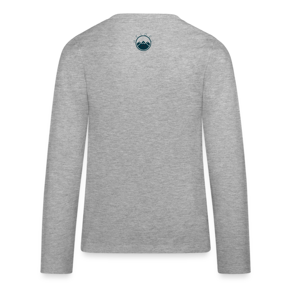 TEENAGER PREMIUM LANGARM-SHIRT - HEIDELBERG TRANSPARENT - Grau meliert