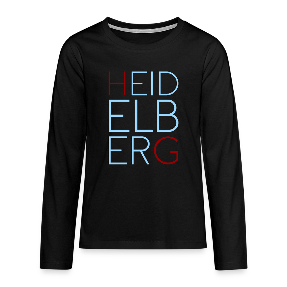 TEENAGER PREMIUM LANGARM-SHIRT - HEIDELBERG DARK - Schwarz