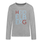 TEENAGER PREMIUM LANGARM-SHIRT - HEIDELBERG DARK - Grau meliert