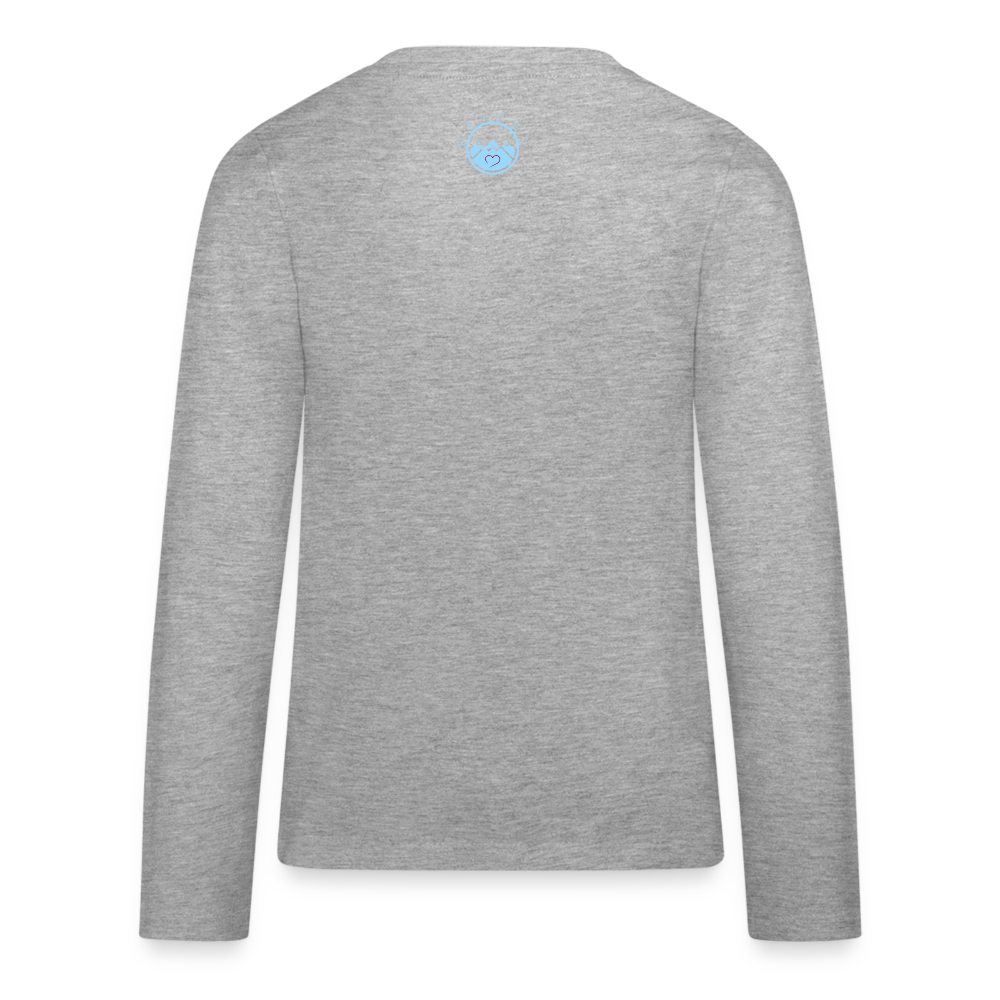 TEENAGER PREMIUM LANGARM-SHIRT - HEIDELBERG DARK - Grau meliert