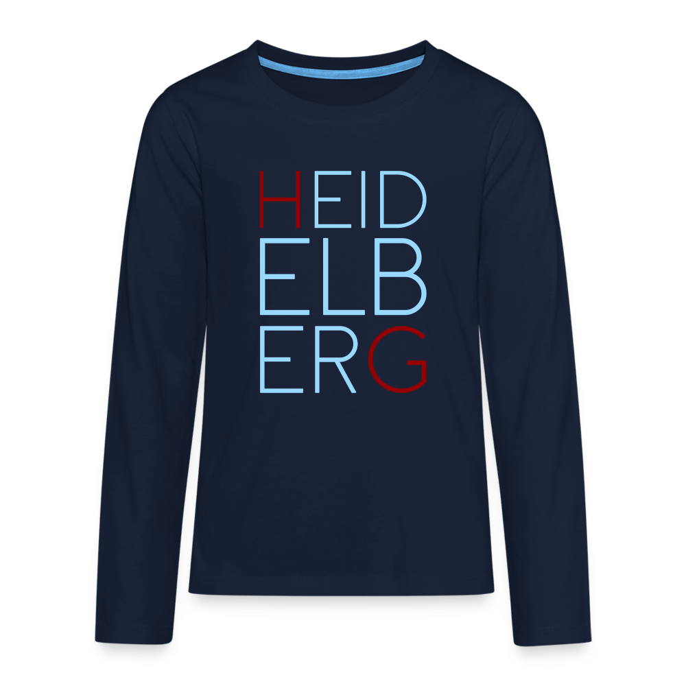 TEENAGER PREMIUM LANGARM-SHIRT - HEIDELBERG DARK - Navy