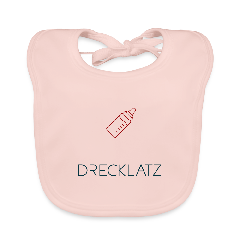 BABY ORGANIC LATZ - DRECKLATZ TRANSPARENT - Rose