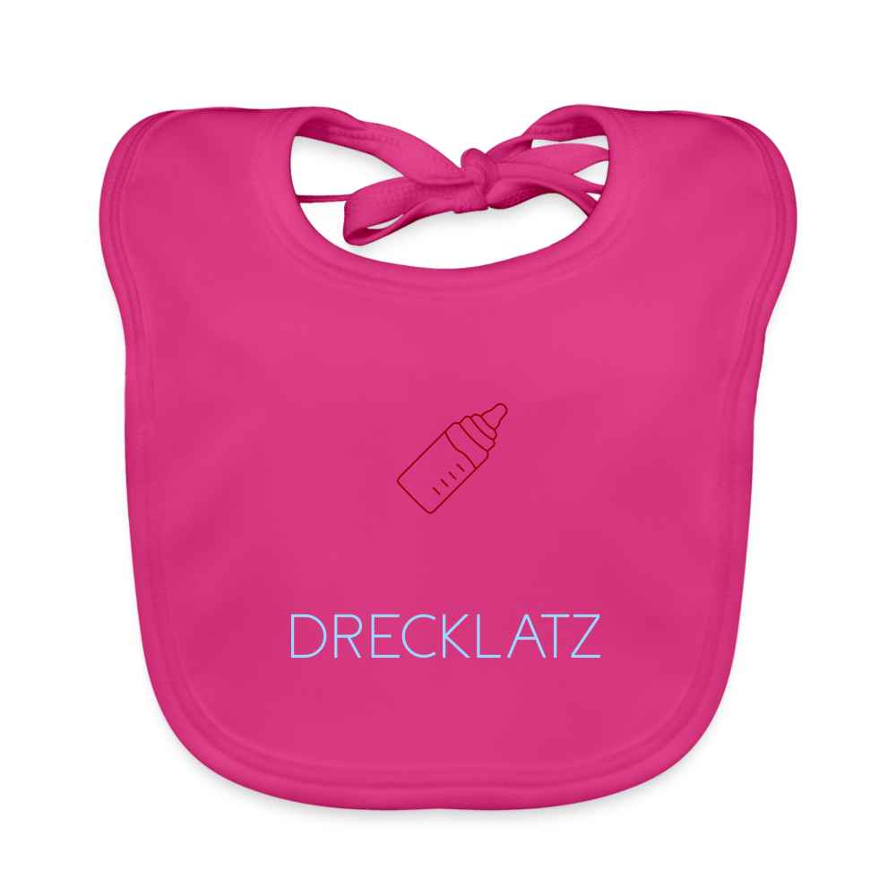 BABY ORGANIC LATZ - DRECKLATZ DARK - Fuchsia