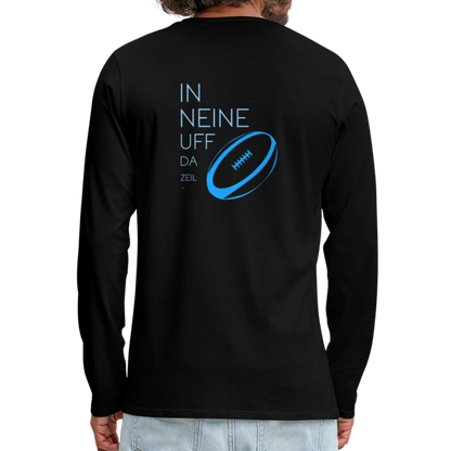 HERREN LANGARM-SHIRT - IN NEINE UFF DA ZEIL RUGBY DARK - Schwarz