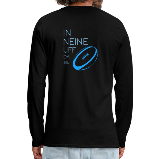 HERREN LANGARM-SHIRT - IN NEINE UFF DA ZEIL RUGBY DARK - Schwarz