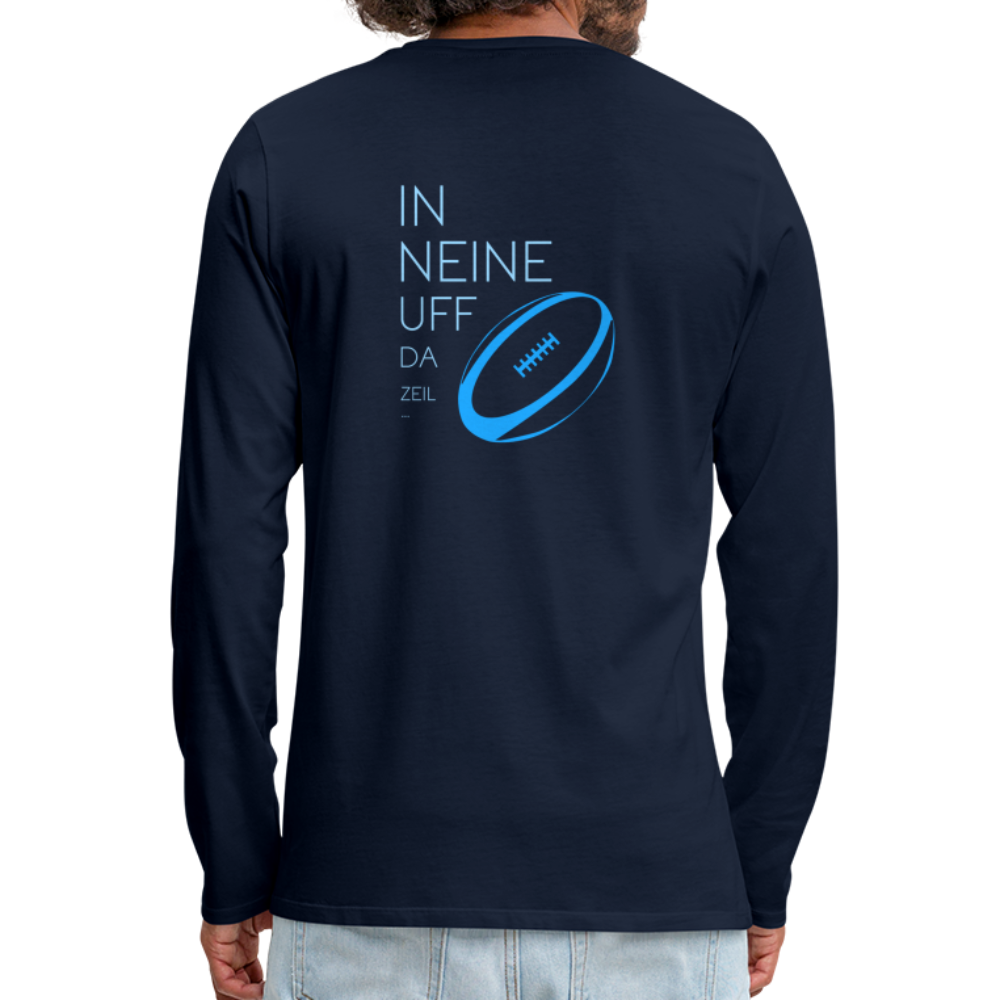 HERREN LANGARM-SHIRT - IN NEINE UFF DA ZEIL RUGBY DARK - Navy