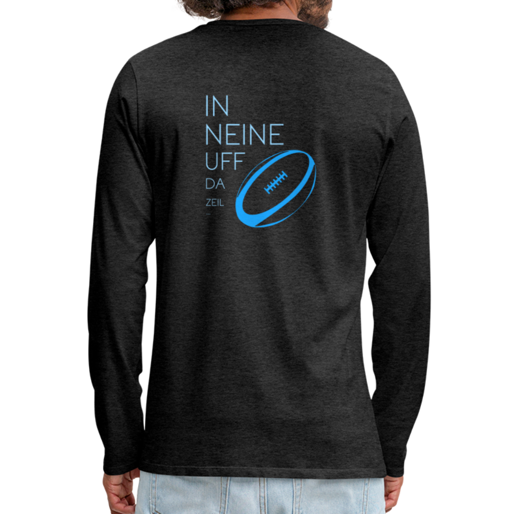 HERREN LANGARM-SHIRT - IN NEINE UFF DA ZEIL RUGBY DARK - Anthrazit