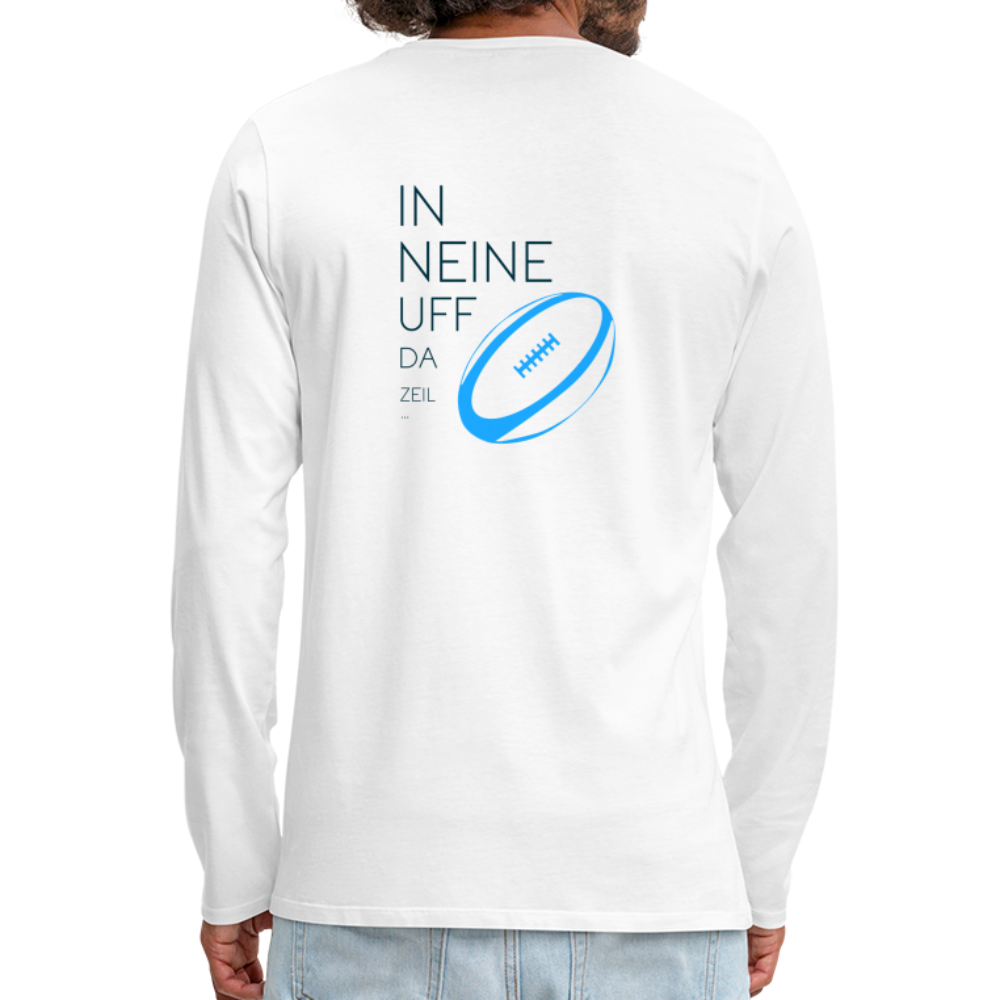 HERREN LANGARM-SHIRT - IN NEINE UFF DA ZEIL RUGBY TRANSPARENT - Weiß