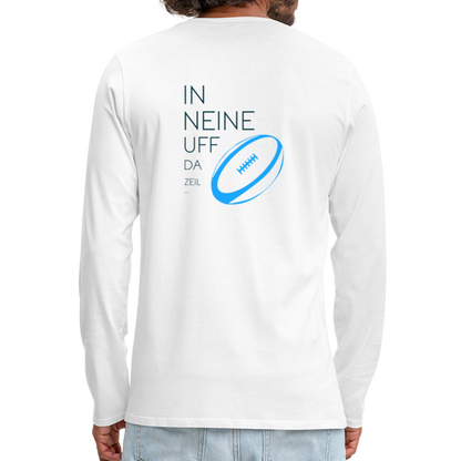 HERREN LANGARM-SHIRT - IN NEINE UFF DA ZEIL RUGBY TRANSPARENT - Weiß