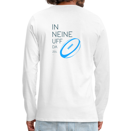 HERREN LANGARM-SHIRT - IN NEINE UFF DA ZEIL RUGBY TRANSPARENT - Weiß