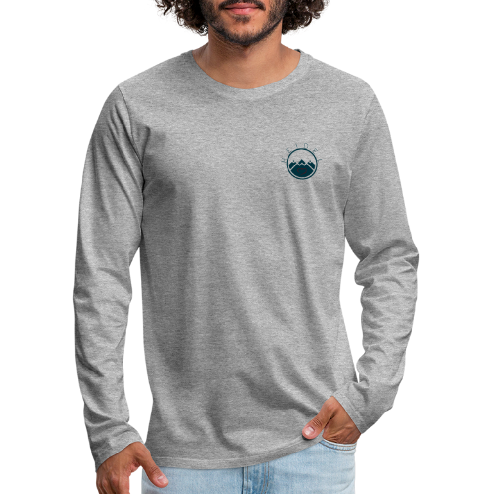 HERREN LANGARM-SHIRT - IN NEINE UFF DA ZEIL RUGBY TRANSPARENT - Grau meliert