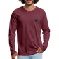 HERREN LANGARM-SHIRT - IN NEINE UFF DA ZEIL RUGBY TRANSPARENT - Bordeauxrot meliert