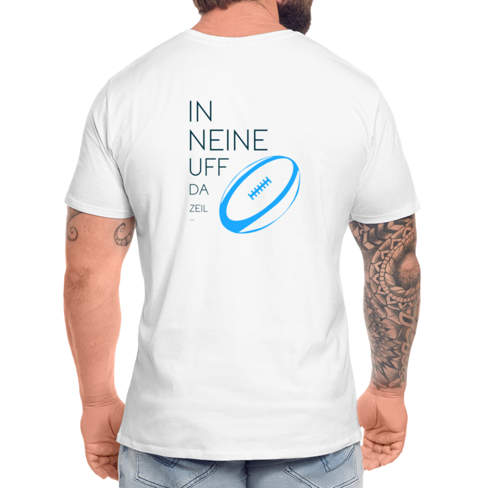 HERREN ORGANIC SHIRT - IN NEINE UFF DA ZEIL RUGBY TRANSPARENT - Weiß